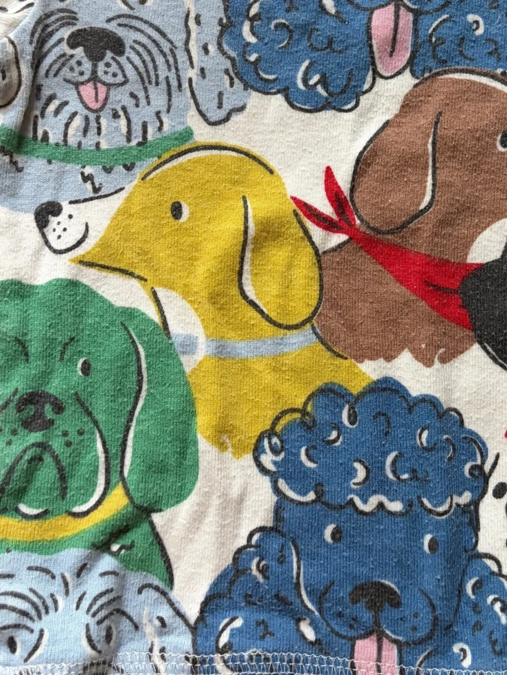 MINI BODEN KID BABY DOG  LONG SLEEVE PJ PAJAMA SET 18 24 MONTHS